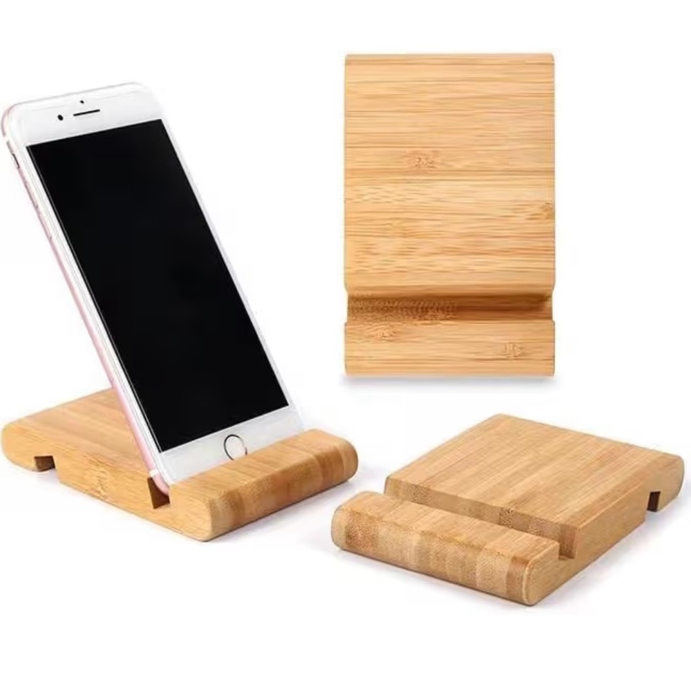 Bamboo Cell Phone Stand